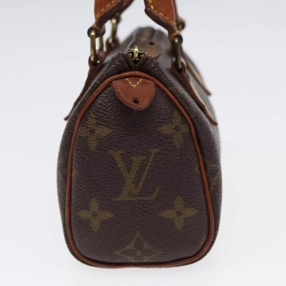 LOUIS VUITTON Monogram Mini Speedy Hand Bag M41534 LV Auth 86496 - Picture 4 of 16